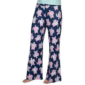 SIMPLY SOUTHERN palazzo pants sea turtle print